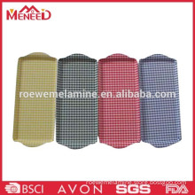 Different size and different colour melamine serving tray